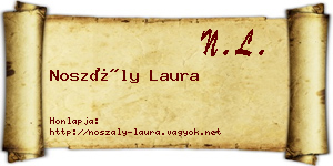 Noszály Laura névjegykártya